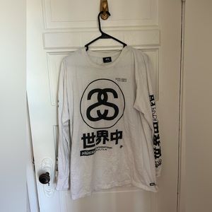Vintage Japanese Stüssy Long-Sleeve Shirt